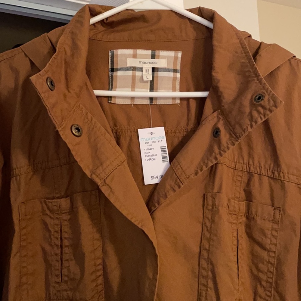 Maurices light weight brown jacket